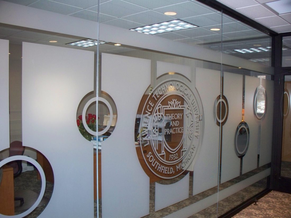 Lawrence Technological University Uses Decorative Glass Film on Campus