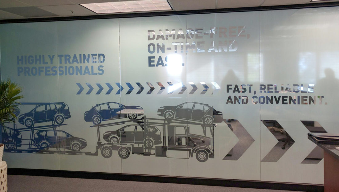 Custom Decorative Film for Trucking Client in Metro Detroit