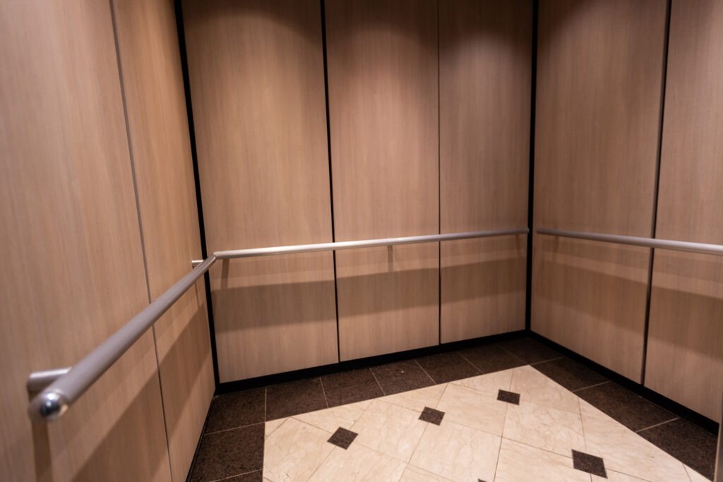 Di-Noc Architectural Resurfacing, Detroit office Elevator
